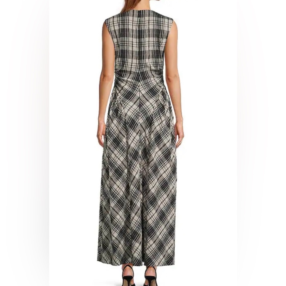 Antonio Melani
Erica Sleeveless Boat Neck Plaid Fit and Flare Maxi Dress - Picture 2 of 6